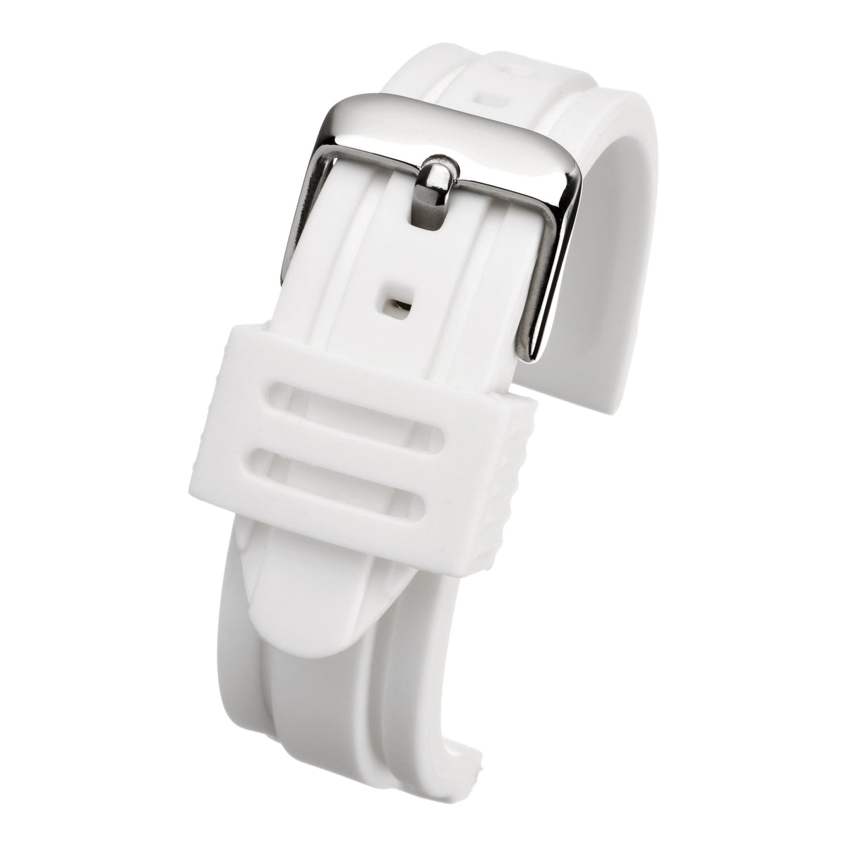 Bracelet montre silicone classique — White