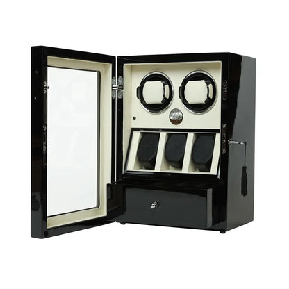 remontoir montre automatique 2 montres creme