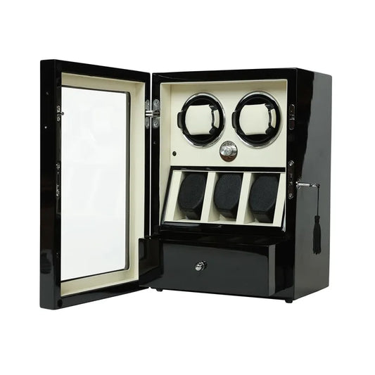 remontoir montre automatique 2 montres creme