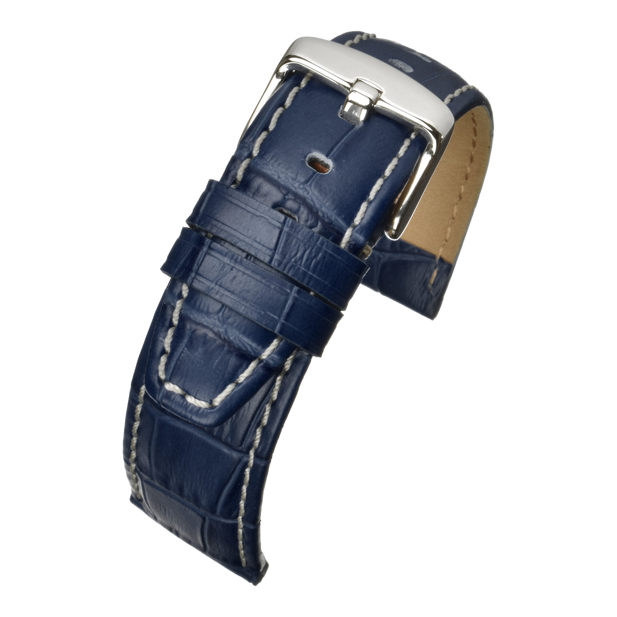 Bracelet montre cuir grain alligator premium — LBS London