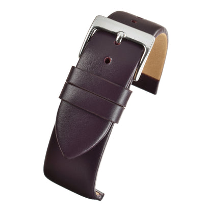 Bracelet montre cuir lisse — D.Purple