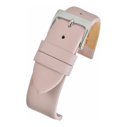 Bracelet montre cuir lisse — L.Pink