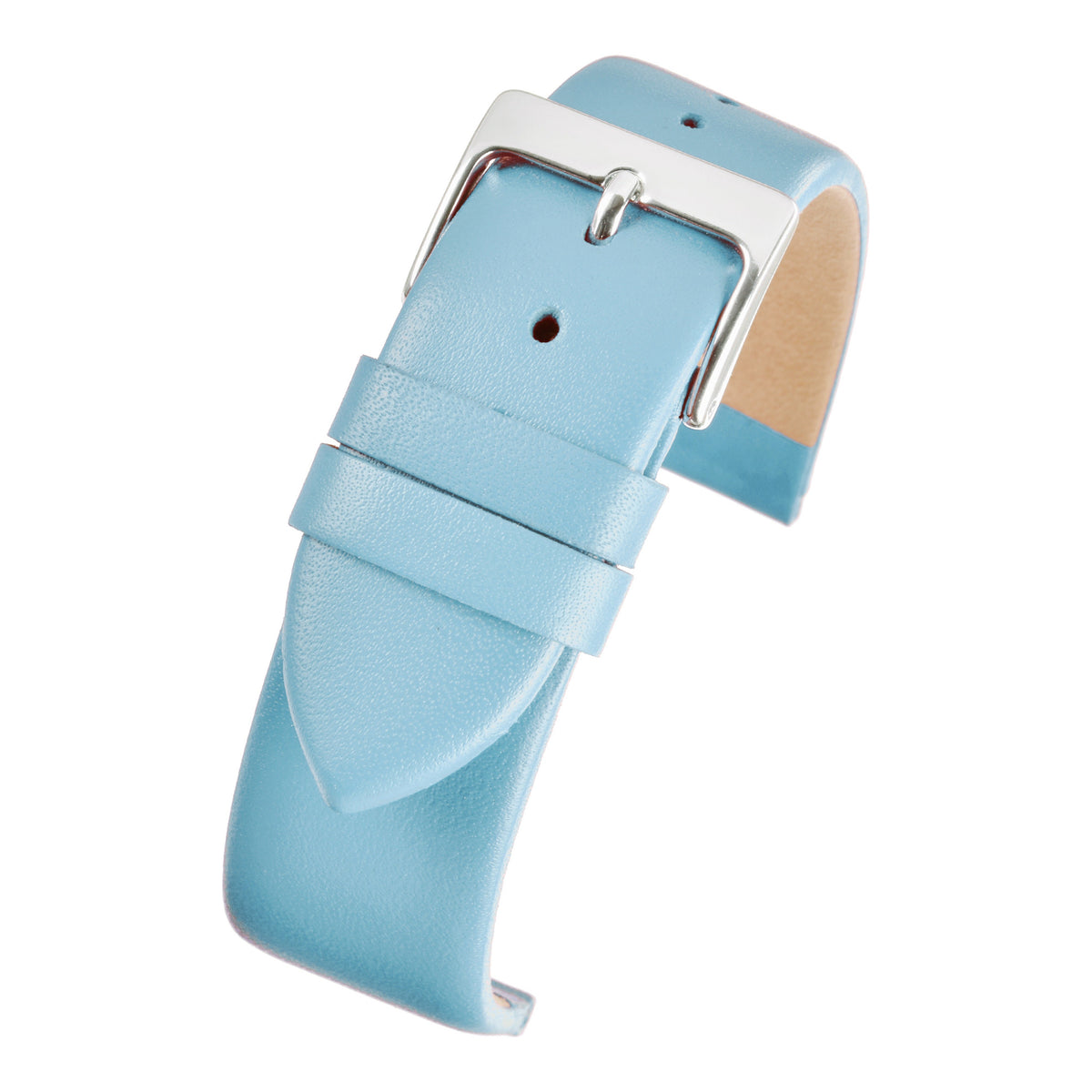 Bracelet montre cuir lisse — L.Blue