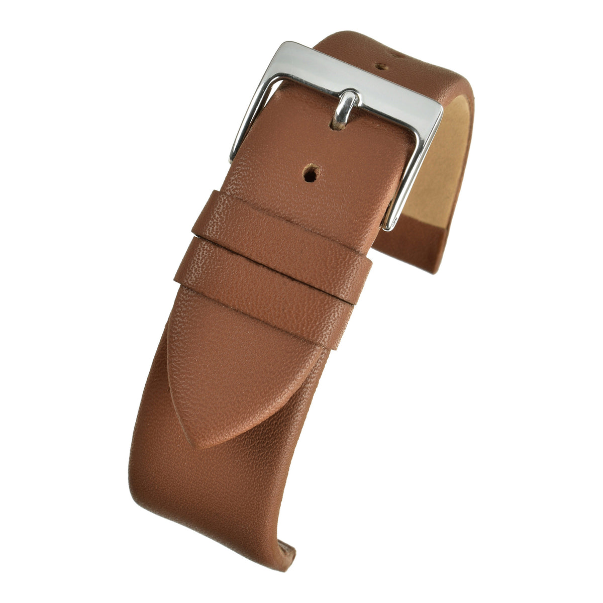 Bracelet montre cuir lisse — L.Brown