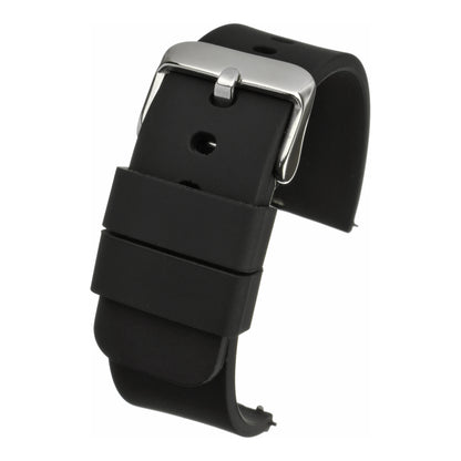 Bracelet montre silicone à pompes rapides — Black