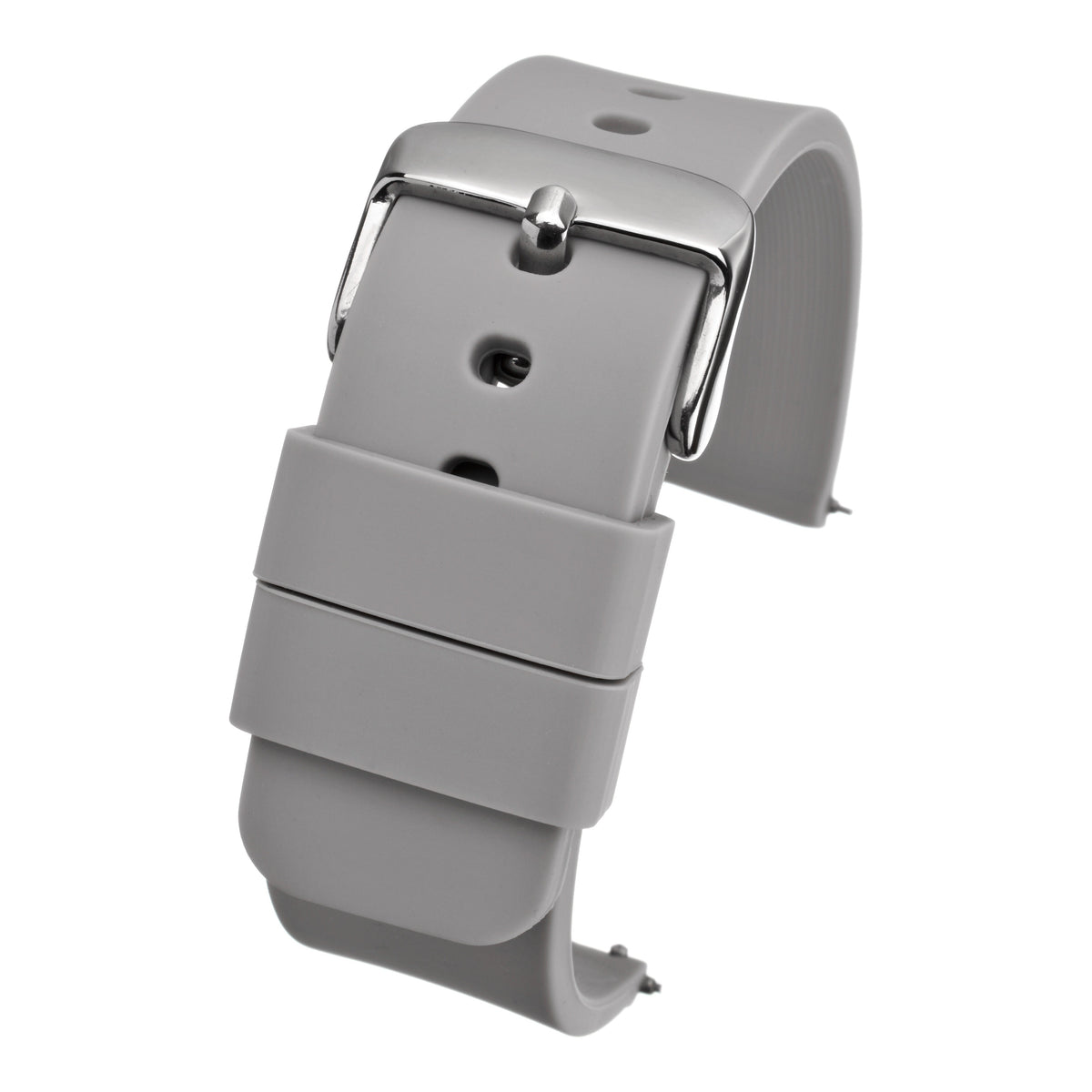 Bracelet montre silicone à pompes rapides — Grey