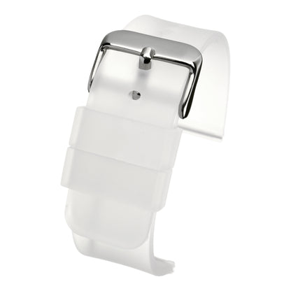 Bracelet montre silicone à pompes rapides — Clear