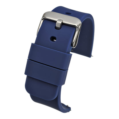 Bracelet montre silicone à pompes rapides — Navy