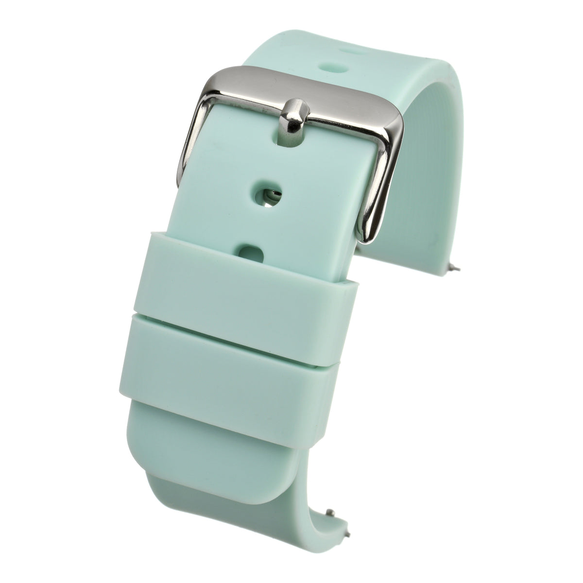 Bracelet montre silicone à pompes rapides — L.Blue