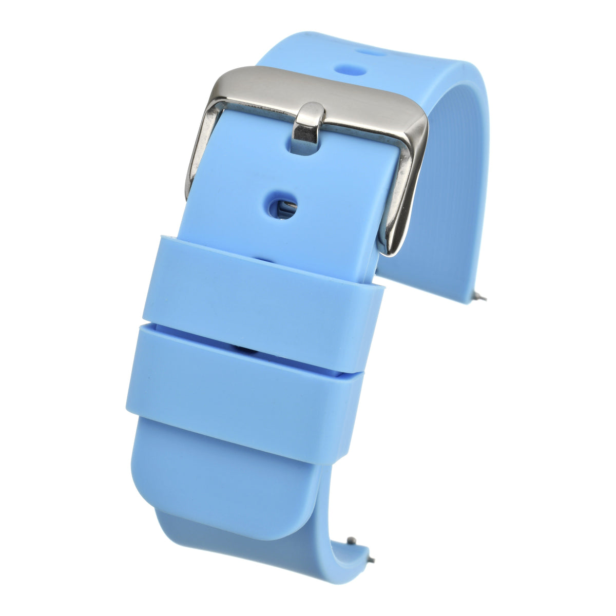 Bracelet montre silicone à pompes rapides — Blue