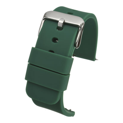 Bracelet montre silicone à pompes rapides — Green
