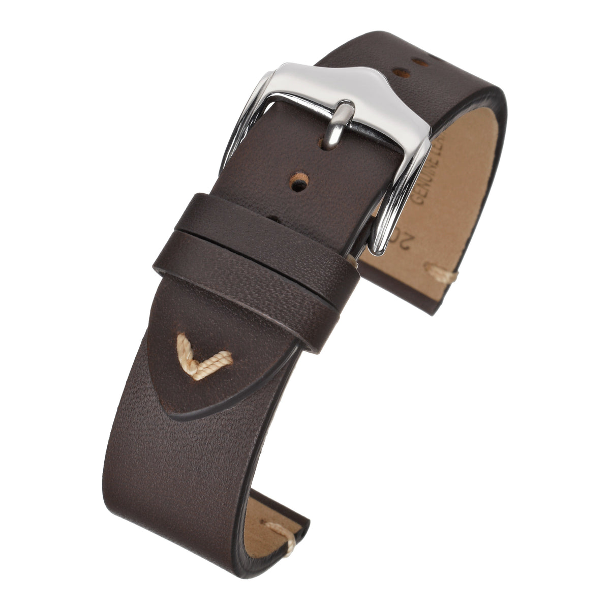 Bracelet montre cuir vintage — D.Brown