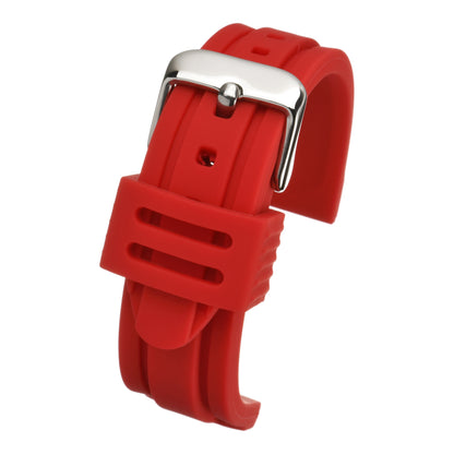 Bracelet montre silicone classique — Red