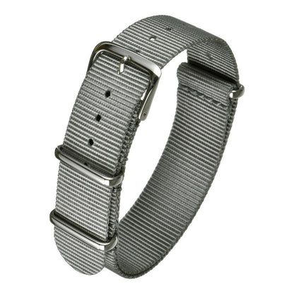 Bracelet montre textile nylon style militaire — Grey