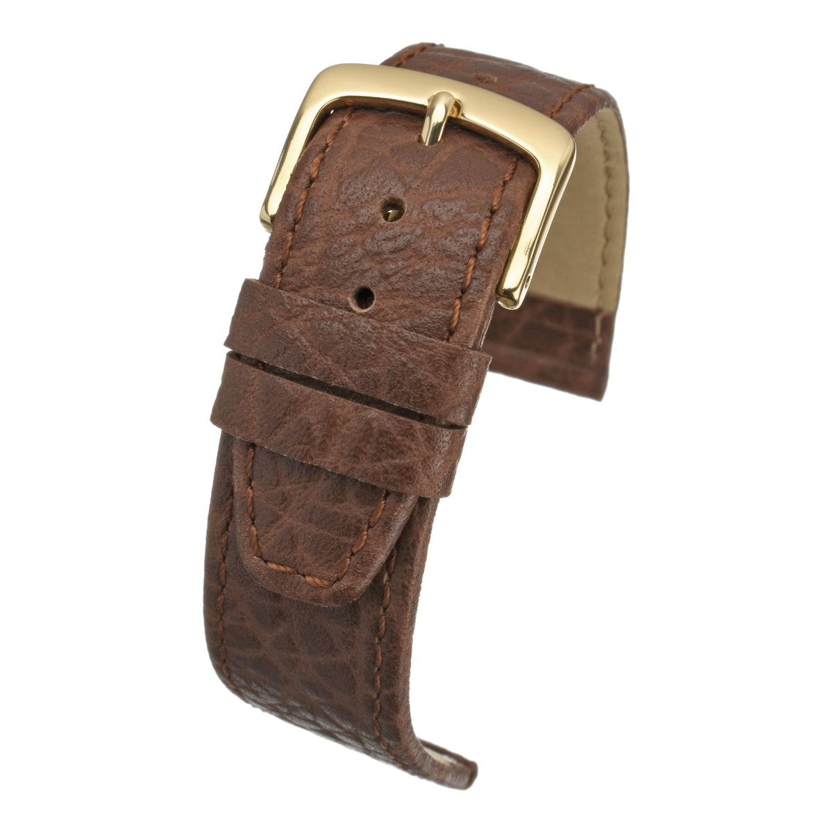 Bracelet montre cuir tannage végétal — LBS London