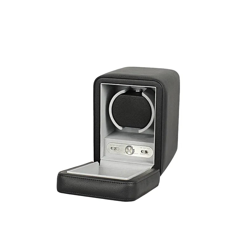 remontoir de montre automatique gaine noir et gris