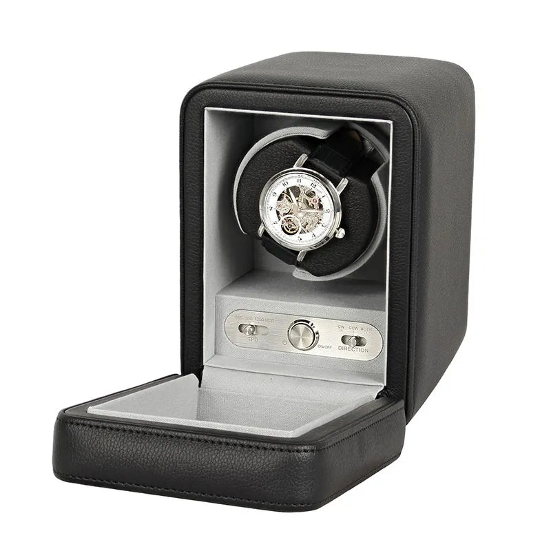 Remontoir de montre automatique noir et gris pour montre automatique avec moteur silencieux